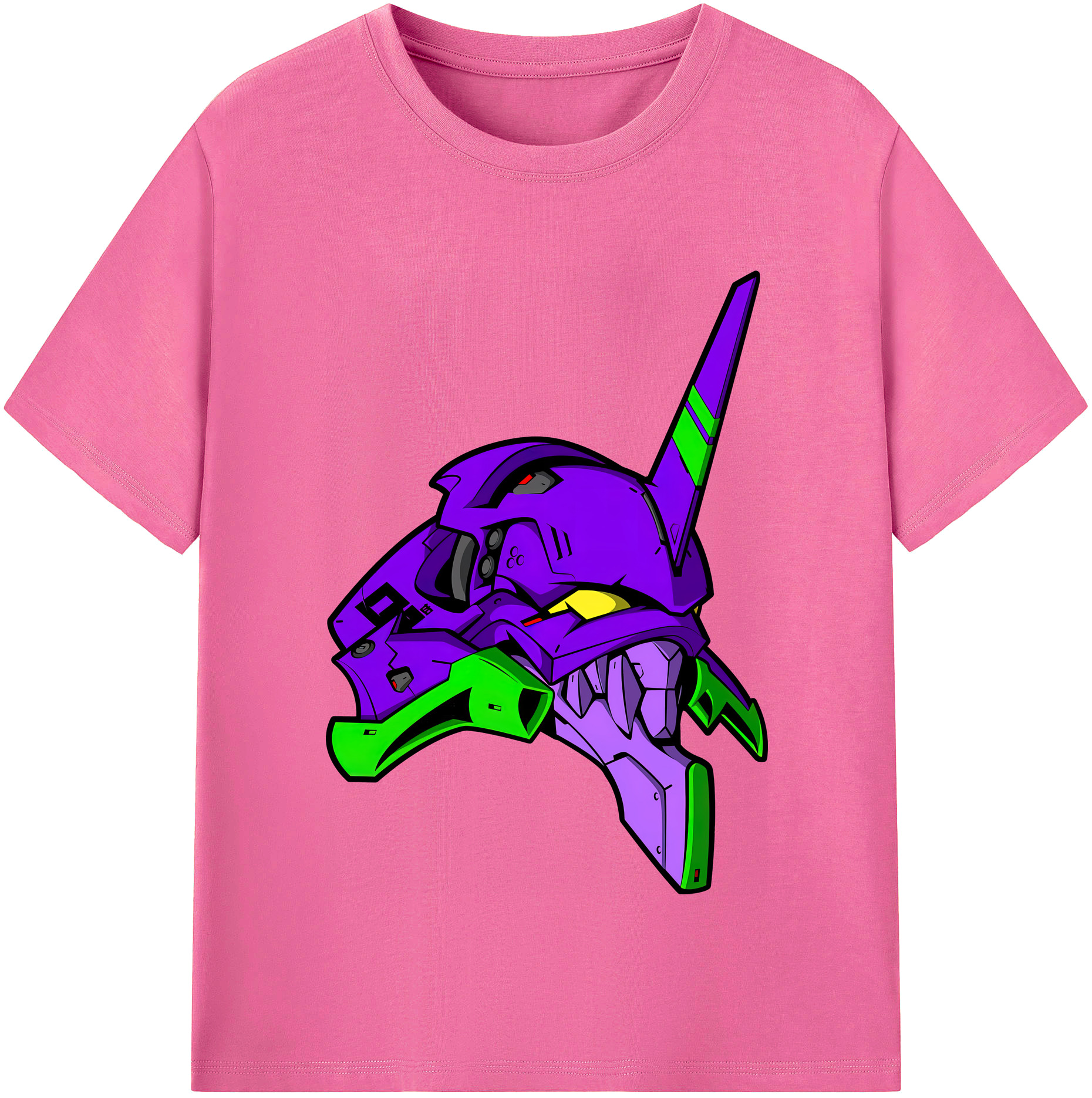 （画像用） EVA 新世紀エヴァンゲリオン レディースカジュアルプリントTシャツ（綿100％）
